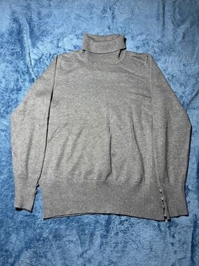 Retrology Grey Turtleneck Sweater - Size M